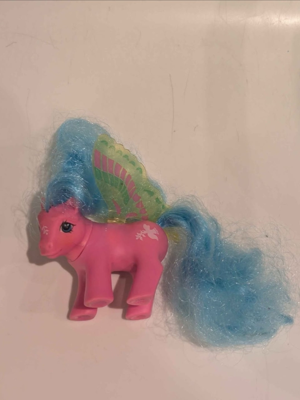 My Little Pony G1 Sky Dancer Summer Wing Pegasus Pink Dove 1988 Blue Hair